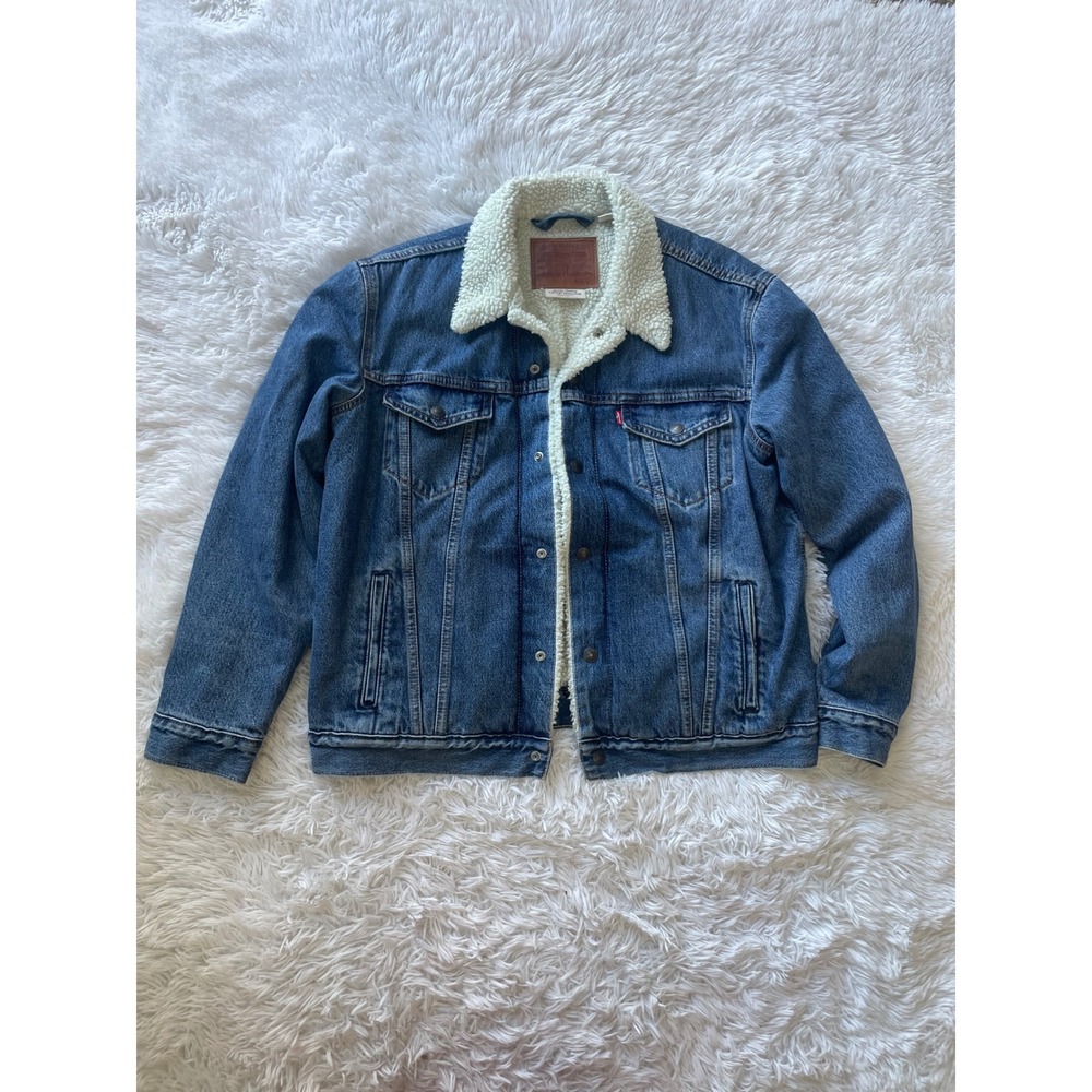 Levi's Sherpa Lined Denim Trucker Jacket